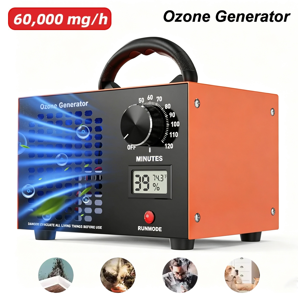 Industrial Ozone Machine Air Purifier - Air Purification Ozone Generator 60000mg/h Ozone