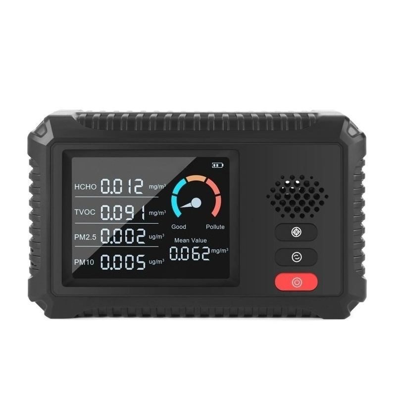 Air Quality Monitor Co2 Pm2.5 Tvoc - Multifunctional Air Quality Detector Formaldehyde TVOC