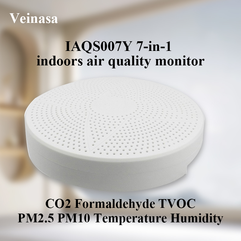 2026 IAQS007Y 7-in-1 Indoor Ai - огляд і ціна Air Quality Monitor Co2 Pm2.5 Tvoc