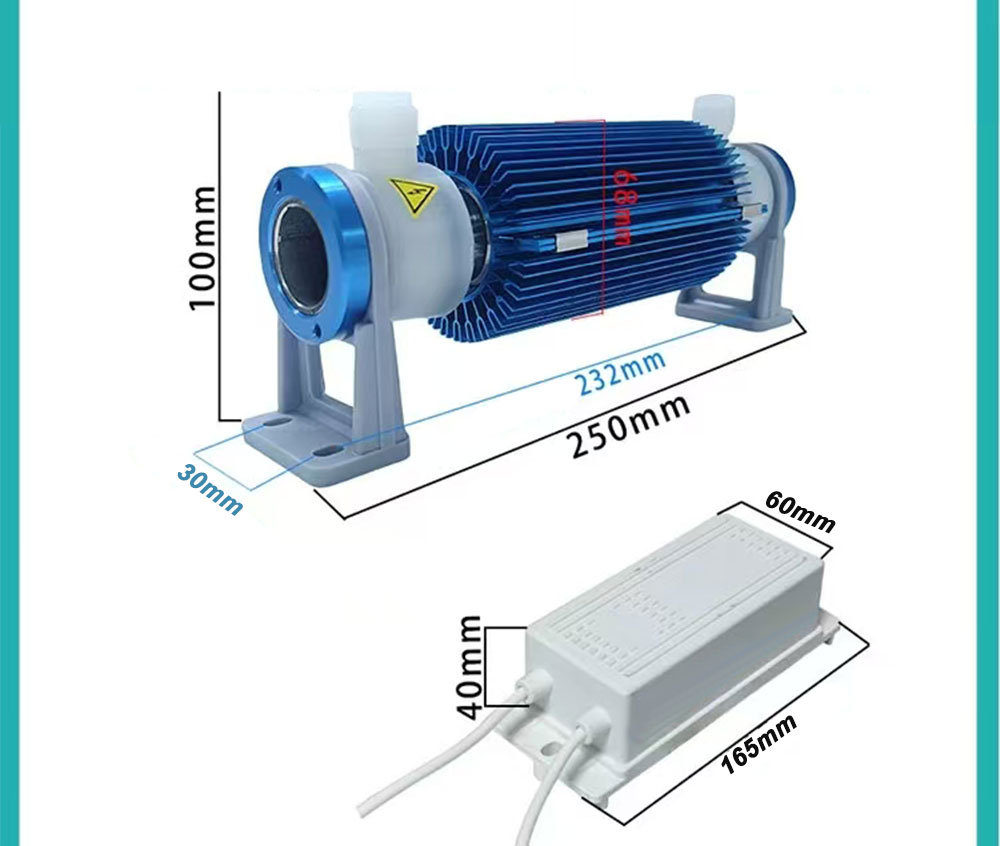 Ozone Generator Tube Ozone Par - огляд і ціна Ozone Generator Water Purifier 10G