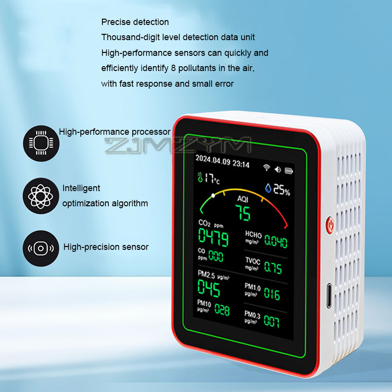 15In1 Thousand-digit Air Quali - огляд і ціна Air Quality Monitor Co2 Pm2.5 Tvoc