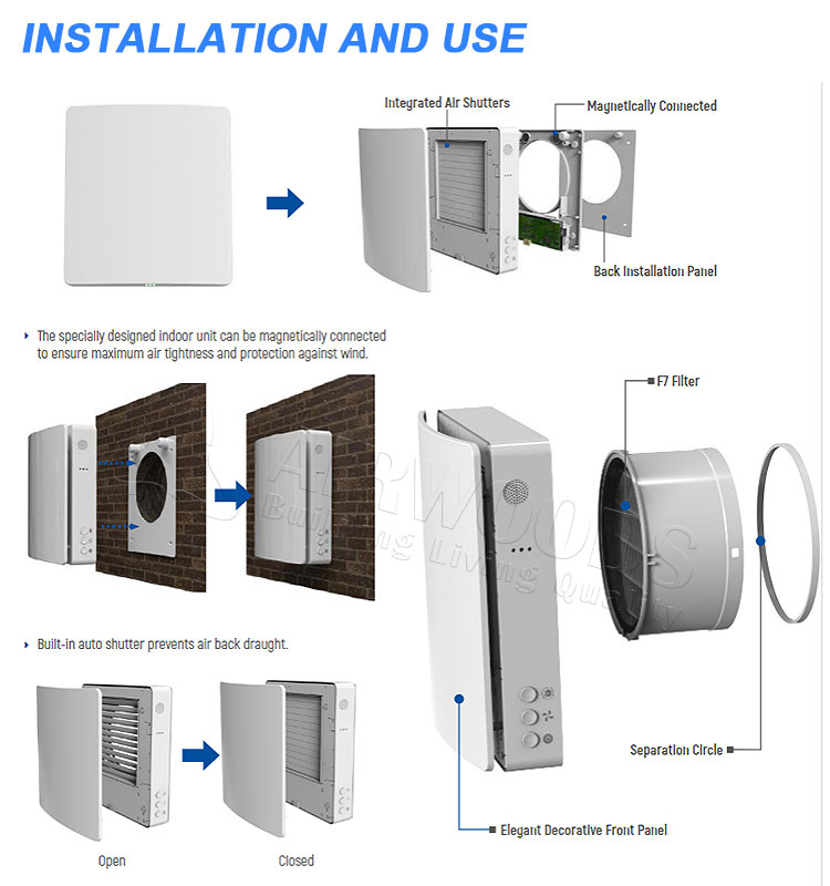Smart WiFi Air Purifier HEPA F - огляд і ціна Hepa Air Purifier Commercial Large Room