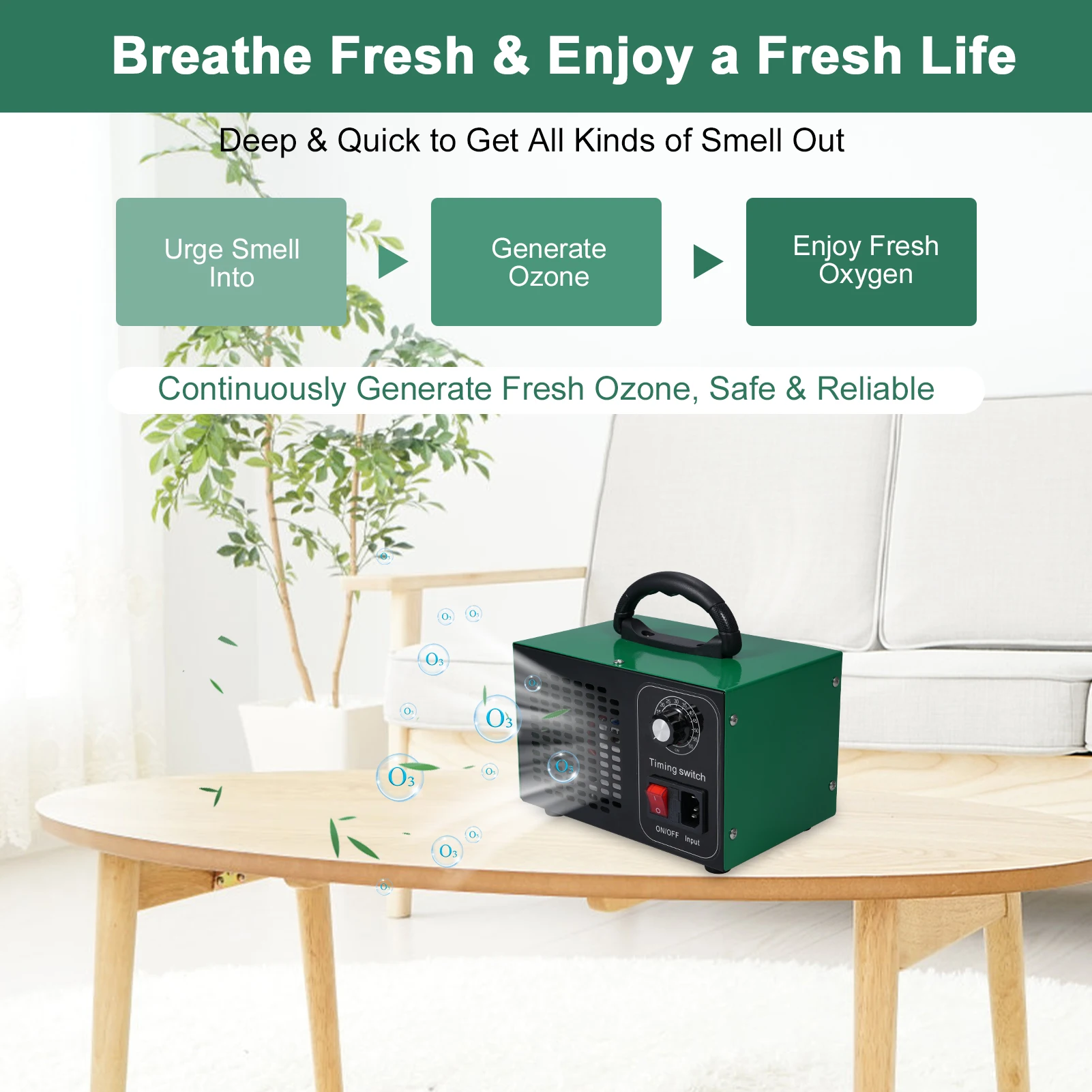 High Capacity Ozone Generator  - огляд і ціна Industrial Ozone Machine Air Purifier