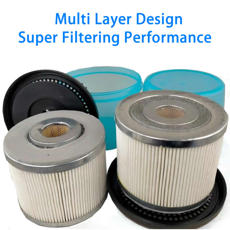 2pcs Composite Activated Carbo - огляд і ціна Activated Carbon Air Filter Canister
