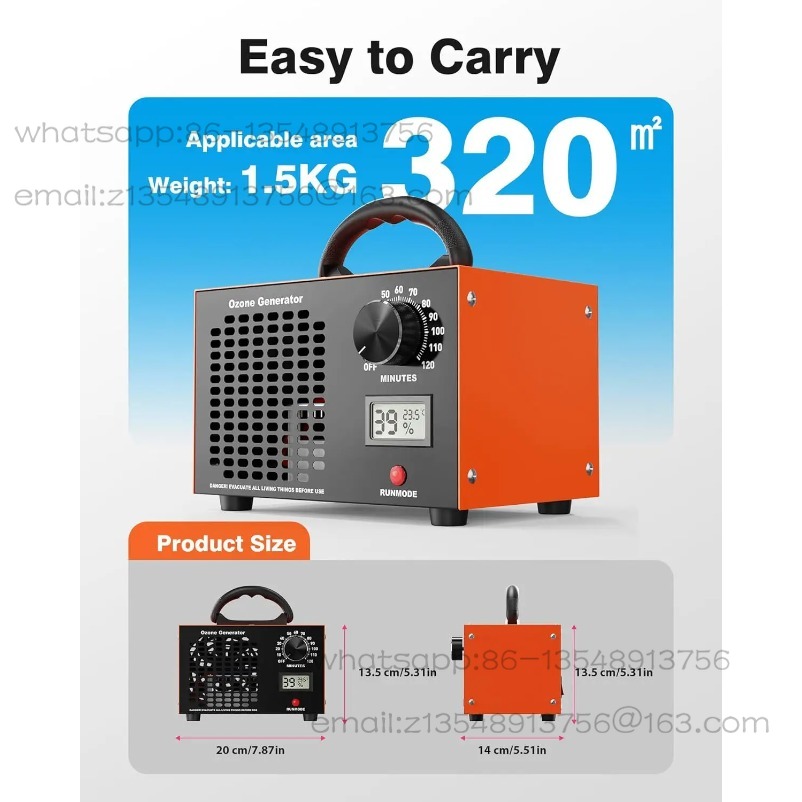 Ozone Generator 60000mg/h Ozon - огляд і ціна Industrial Ozone Machine Air Purifier